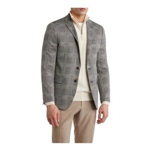 Original Penguin Glen Plaid Knit Suit Jacket Size 36R NWT